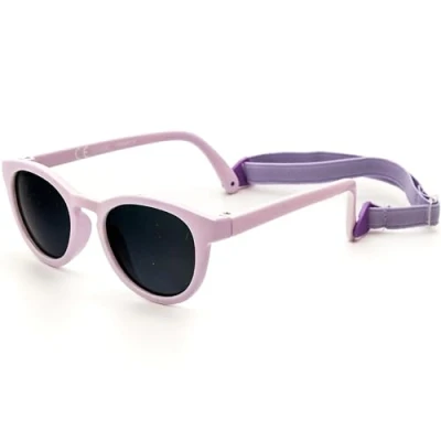 Image de Kiddus Lunettes de Soleil Polarisées. Protection UV400 pour bébé à partir 6 7 8 mois, fille ou garçon. Verres incassables. Pattes flexibles. Sans BPA. Bandeau réglable. Conçues Barcelone.