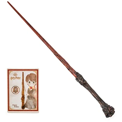 Image de Baguette Magique DELUXE Harry Potter WIZARDING WORLD Authentique 30 cm Avec Carte de Sorts 6062056 Jouet Enfant 6 ans