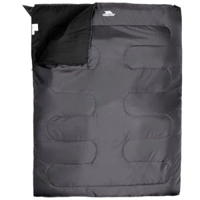 Image de Trespass Catnap Gigoteuse 3 Saisons Double Hydrofuge 180 x 140 cm Unisexe, Granite
