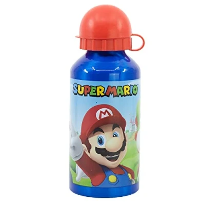 Image de Stor Bouteille d&#039;aluminium 400 ml Super MARIO