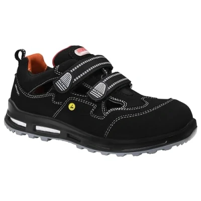Image de ELTEN Chaussures de sécurité Scott XXT ESD S1P, Homme, Textile, Embout en Plastique (Plus léger Que l&#039;embout Acier), léger, Sportif, Noir/Rouge, Pointure : 45