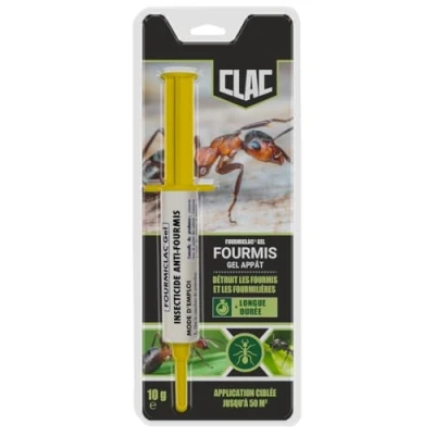 Image de CLAC Gel Fourmis Triple Action, Produit pour Lutter Contre Les Insecticide Anti Fourmis, piege Puissant intérieur antifourmis Appat fourmicide, répulsif Pro
