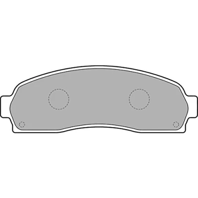 Image de DELPHI LP1757 Jeu de plaquettes frein non préparé pour indicateur d&#039;usure avec tôle anti bruit sans accessoires FORD USA: Explorer Mk2