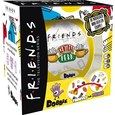 Image de Asmodee Dobble Friends Jeux de société Cartes Jeu d&#039;ambiance Adulte et Enfant à partir 6 Ans 2 8 Joueurs 15 Min Version française