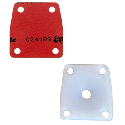Image de SOLEX 2200 3300 3800 5000 : MEMBRANE ROUGE + SIEGE BLANC CARBURANT FILTRE ESSENCE