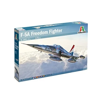 Image de Italeri 1441 F 5A Freedom Fighter, Échelle 1:72, Modèle Kit, en Plastique à Monter, Modélisme, Multicolore, IT1441