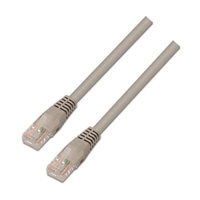 Image de Aisens Câble Réseau Patch Cord RJ45 LSZH Cat.6 UTP AWG24 3.0m Sans Halogène 10/100/1000 Mbit/s Couleur Gris Neuf