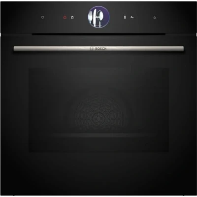 Image de BOSCH Four encastrable pyrolyse HRG7764B1, Série 8, fonction vapeur, 71 litres
