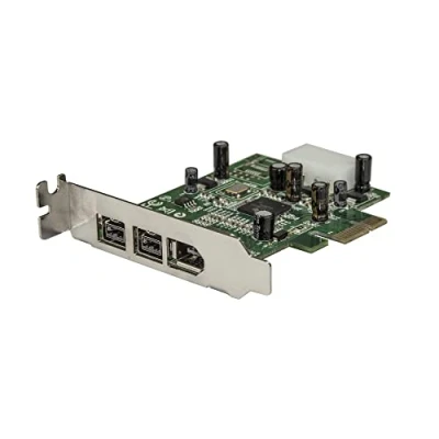 Image de StarTech.com Carte adaptateur PCI Express vers 3 ports FireWire Faible encombrement 800 et 400 (PEX1394B3LP)