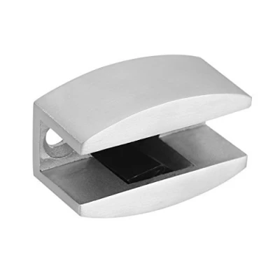 Image de Bumper de Butoir Porte Plancher Remplacement Bas Guide d&#039;acier Inoxydable 304 pour Portes en Verre Coulissantes sans Cadre