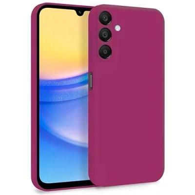 Image de MyGadget Coque pour Samsung Galaxy A15 5G Case Protection Rigide Anti Choc avec Doublure Microfibre Bordeaux