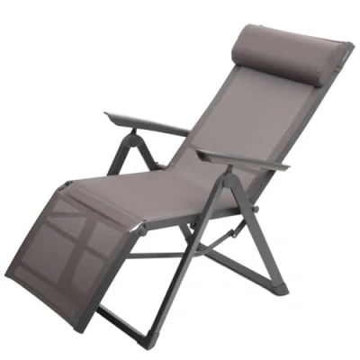 Image de Hespéride Fauteuil de Jardin inclinable Decima Noisette &amp; Praline