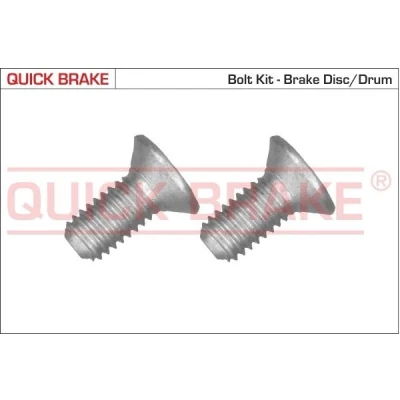 Image de QUICK BRAKE 11671K Vis, disque de frein PEUGEOT: 308 I 3/5 portes, 307 SW, Partner Combispace, CITROËN: C15 Break, C5 II 5 Jumpy Van