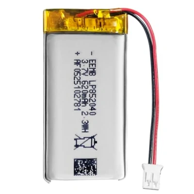 Image de EEMB Batterie Lithium polymère 3,7V 620mAh 852040 Rechargeable lipo avec connecteur JST VXI Blue Parrott vérifier la polarité de l&#039;équipement et du Avant l&#039;achat