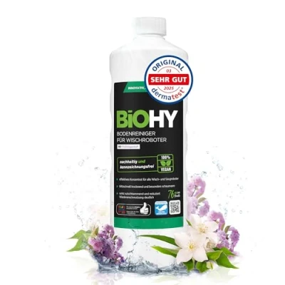 Image de BiOHY nettoyant pour sols robots de nettoyage avec une senteur fraîche printemps (Bouteille 1l) Concentré tous les (Wischroboter Frühling)