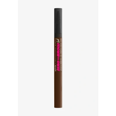 Image de NYX Professional Makeup Gel à Sourcils Teinté Zero To Brow, Jusqu&#039;à 2 Jours de Tenue, Sans Transfert ni Tache, Teinte : Chocolate (06)