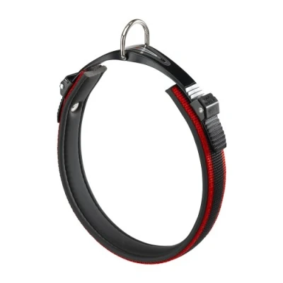 Image de Ferplast Ergocomfort C15/33 Collier Rouge Micro rglable avec Rembourrage pour Chien, Largeur: 1,5 Cm, Longueur: 25 33