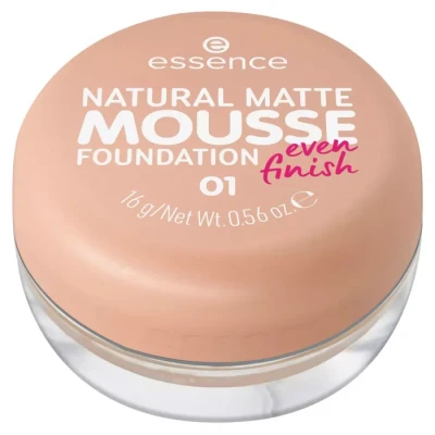 Image de Essence Fond de Teint Mousse Natural Matte 01