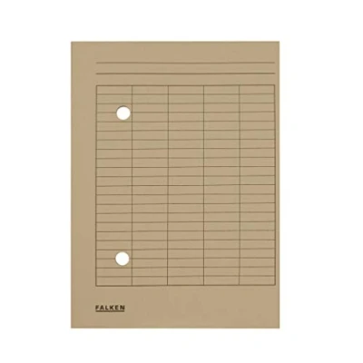 Image de Falken Réf. 80001571001F Carton de 100 dossiers circulation carte recyclée A4 Gris