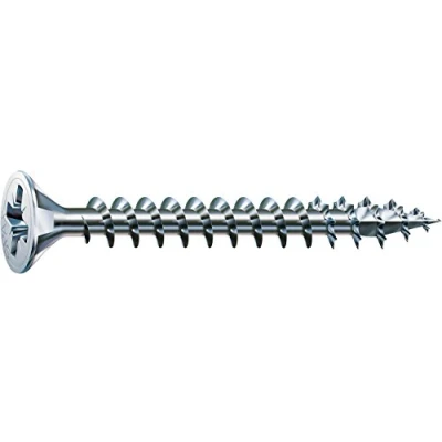 Image de Spax A2J 1081010350123 4CUT Vis universelle cruciforme à tête fraisée Filetage galvanisé total, 1081010450303