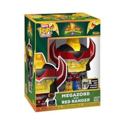 Image de Funko Bitty Bots : Power Rangers Megazord avec Red Ranger ! Pop TV 0.9 inch &amp; 4.85 A Collectionner Idée Cadeau Présentoir