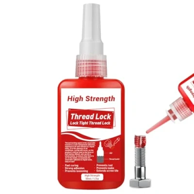 Image de Sécurité à vis 50 ml Haute résistance Colle pour remplir les espaces, sécuriser et colmater écrous, boulons, métaux, stables inoxydables Anti fuite