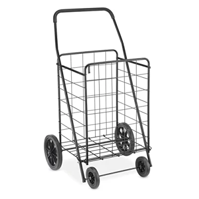 Image de Whitmor Chariot Utilitaire Roulant Deluxe 6318 2678, Noir, XL