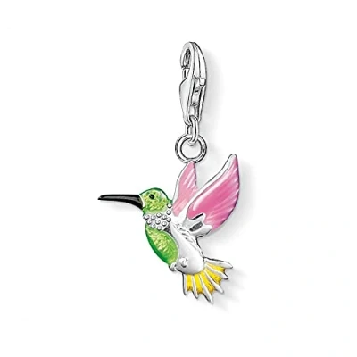 Image de Thomas Sabo Femmes Charm Pendentif Club Charme Charmant Colibri, 925 Argent Sterling 0655 007