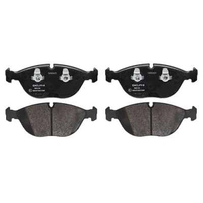 Image de DELPHI LP1002 Jeu de plaquettes frein préparé pour indicateur d&#039;usure avec tôle anti bruit sans accessoires MERCEDES BENZ: Classe E Berline