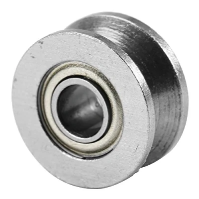 Image de 10pcs V624ZZ V Groove Roulement à Billes en Acier au Carbone Poulie pour Rail Voie Linéaire Systèmes 4 * 13 6mm