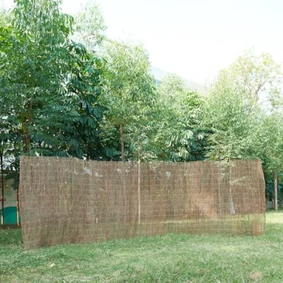 Image de casa.pro Brise Vue en Brande de Bruyère Canisse Brindilles Clôture Décorative Protection Vent Soleil Séparation Résistant Densité Surface 0,9 kg/m² 500 x 100 cm Naturel