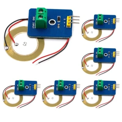 Image de GERUI Lot de 6 modules capteur vibration piézo en céramique 3,3 V 5 Détecte les vibrations Module sortie signal analogique électronique unique pour Arduino DIY
