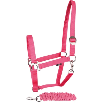 Image de Harry&#039;s Horse Ensemble licol Initial Full Fuchsia