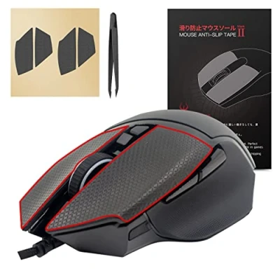 Image de Hotline Games Ruban adhésif antidérapant pour souris Razer Basilisk Ultimate Hyperspeed/V2 Résistant à la transpiration Patins élastiques Poignées latérales raffinées