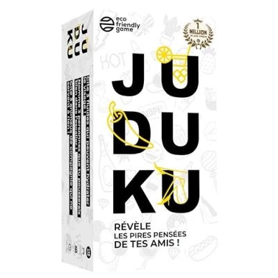 Image de JUDUKU Jeux de société Jeu Carte fabriqué en France Edition Limitée Blanc Déjà Plus d&#039; 1 Million Joueurs Adulte idéal, soirée ou EVJF