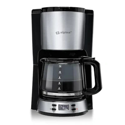Image de alpina Machine à café filtre 1,5 l Fonction maintien au chaud 230 V 1000 W