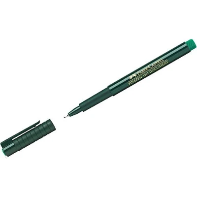 Image de Feutres Faber Castell Finepine 1511 0,4 mm, vert, 10 Stifte