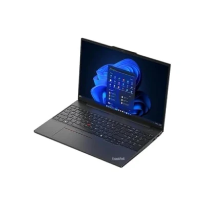 Image de Lenovo ThinkPad E16 Gen 2 (AMD) AMD Ryzen™ 5 7535HS Ordinateur portable 40,6 cm (16 ) WUXGA 8 Go DDR5 SDRAM 256 SSD Wi Fi 6E (802.11ax) Windows 11 Pro Allemand Noir Neuf