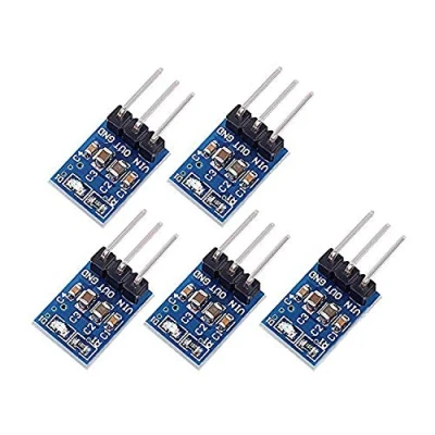 Image de iHaospace DC Voltage Regulator Step Down Power Supply Module 4.5V 7V to 3.3V 800mA (Pack of 5)