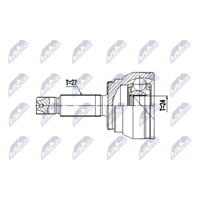 Image de Jeu de joints, arbre transmission NTY NPZ KA 369
