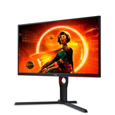 Image de AOC Gaming 25G3ZM Moniteur Full HD 25 pouces, 240 Hz, MPRT de 0,5 ms, FreeSync Premium (1920x1080, HDMI, DisplayPort, hub USB) noir/rouge
