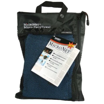 Image de Mcnett Micronet Serviette en Micro éponge Bleu foncé Taille XL