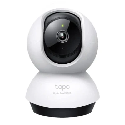 Image de TP Link Tapo 2K(4MP) Caméra Surveillance WiFi intérieure 360 C220, Vision nocturne, Notifications en temps réel, Détection de personne, Suivi mouvement, Télécommande, Compatible avec Alexa