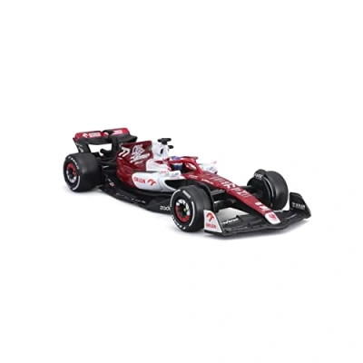 Image de Bburago Foarula 1 Alfa Romeo F1 Team ORLEN C42 (2022) with Helmet BOTTAS 1:43 Scale Die Cast Collectible Race Car