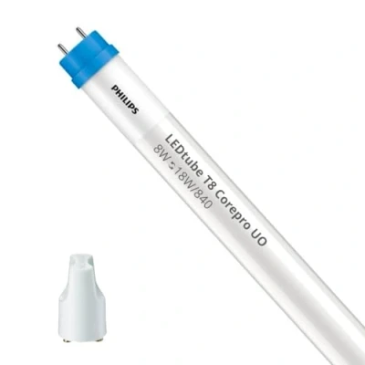 Image de Philips Tube LED T8 CorePro (EM/Direct 230V) High Output 8W 900lm 840 Blanc Froid 60cm Équivalent 18W