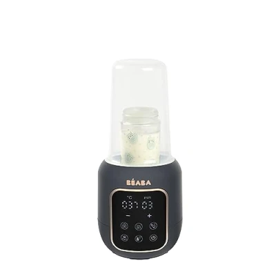 Image de BÉABA, Chauffe Biberon/Stérilisateur, Lait Maternel/Infantil, Multifonctions : 5 Modes, Bain Marie, Petit Pots, Décongelation, Mode Rapide, Stérilisation, Multi Milk, Night blue