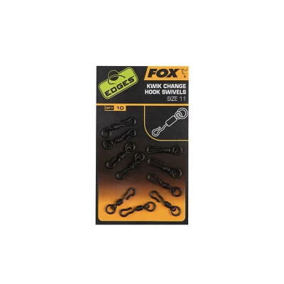 Image de Fox Edges Kwik Change Hook Swivels (10 pcs) Maat : size 11