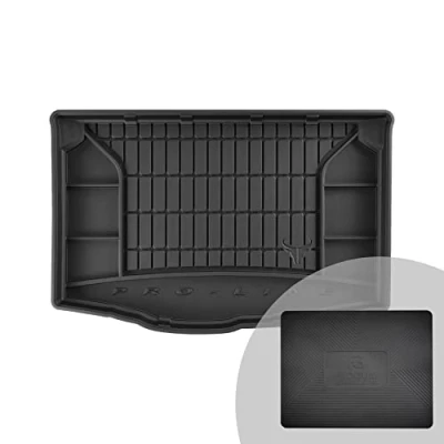 Image de FROGUM ProLine 3D Tapis de Coffre Voiture Bac Exclusif en Caoutchouc pour Mazda 2 III Depuis 2014 Organisateur Pratique Les Bords Plus Hauts