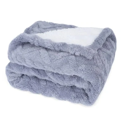 Image de Nobleza Couverture Imperméable pour Ghiens, en Peluche Douce Chiens et Chats de Taille Moyenne Grande, XXL 203 x 152 cm, Réversible, Protection Canapé, Bleu Clair