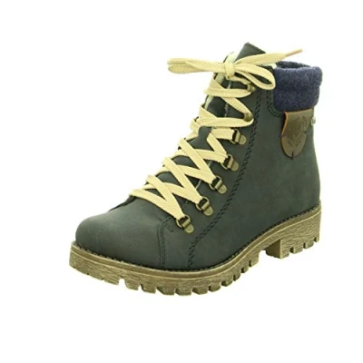 Image de Rieker Femme 785f8 Botines, Bleu (Mare/Navy/Kastanie 14), 38 EU